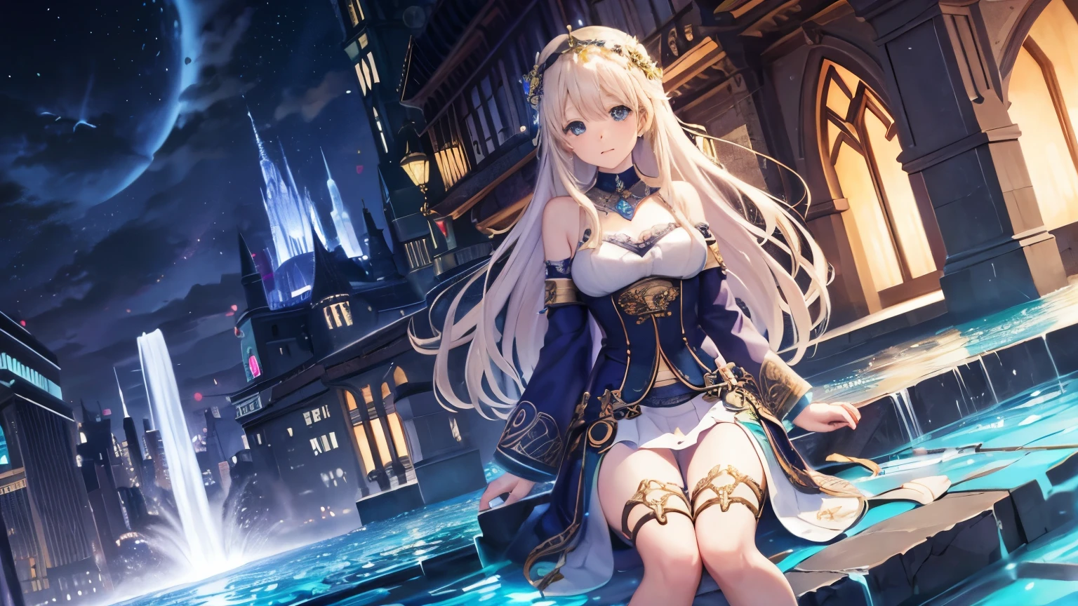 Celtic、fantasy、Different world、cityscape、1 female、ephemeral、sad