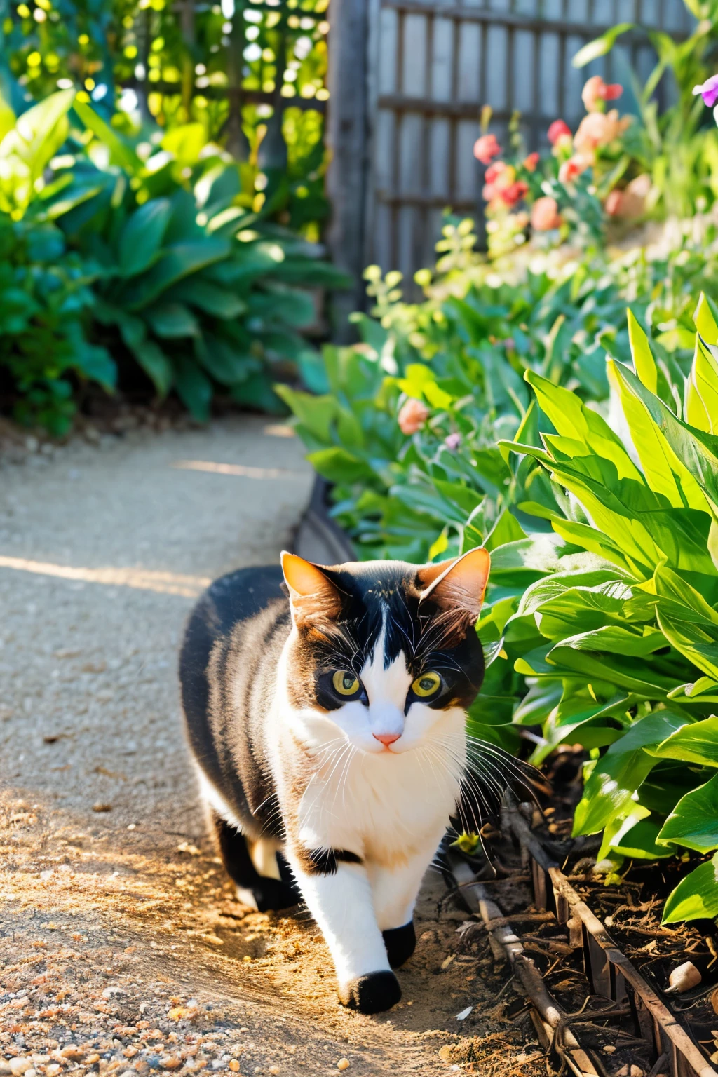 garden beach Asahi Cat