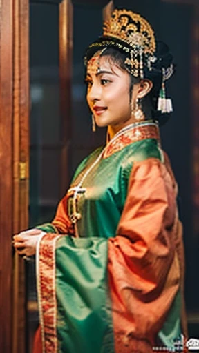 NSFW,perfect face,Suikoden,Lady Lin,ancient chinese traditional costume,full_body,