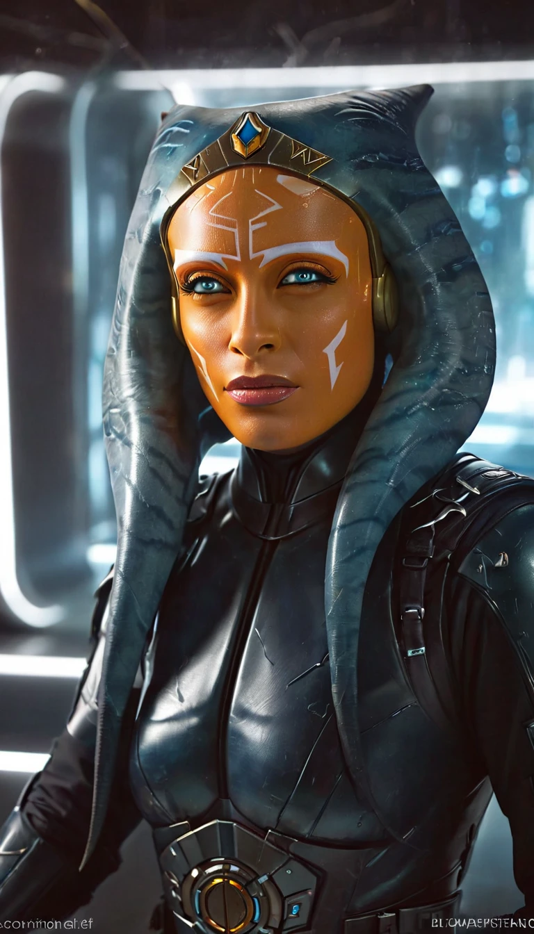 bright yellow eyes, ultra-detailed,vibrant colors,sci-fi,portrait,dramatic lighting,detailed facial features,dark background,long hair,glowing eyes,futuristic clothing,expressionless face,metallic texture,bright highlights,high contrast,radiant colors,artificial intelligence theme,sharp focus,technological elements,shadows and highlights,ethereal glow,neon lights,stormy atmosphere,otherworldly setting,unconventional composition,sharp lines,sleek design,mysterious atmosphere,unearthly beauty,digital enhancements,advanced technology,glowing circuitry,abstract background,ominous presence,subtle reflections,energetic pose,unique perspective,foreshortening effect,symmetrical composition,imposing presence,dynamic energy,striking visual impact,translucent overlays,organic and mechanical fusion.