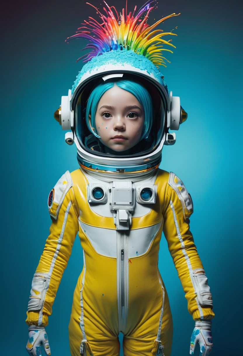 8K, ARTISTIC photogrAphy, best quAlity, mAsterpiece: 1.2), A (potrAit:1.2) Don Bluth Style ASTRONAUT nude yellow Toon Doll, full body RAW candid cinema, cyan hair, 16mm, color graded portra 400 film, remarkable color, ultra realistic, sad admosphere, dark lighting, oppressive atmosphere, depressive colors, kodak portra 400, photograph,r, Natural Light, Pinhead lighgts, blur reflection, Brush Strokes, Smooth, abstract, Splatter, Oil On Canvas, rainbow colors, fractal isometrics details bioluminescens : a stunning realistic photograph of wet bone structure, 3d render, octane render, intricately detailed, titanium decorative headdress, cinematic, trending on artstation | Isometric | Centered