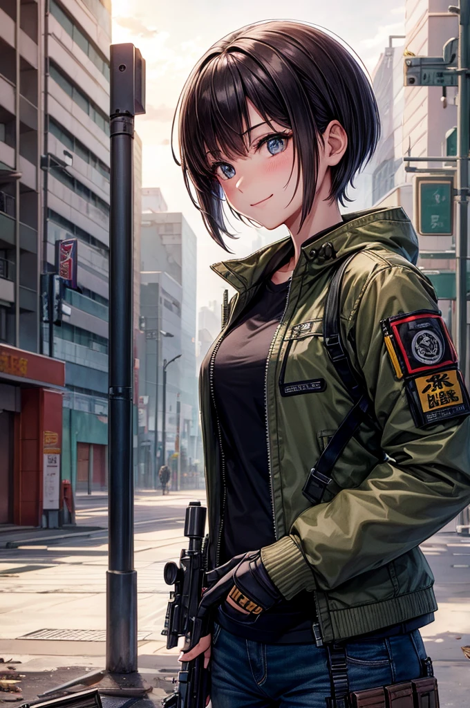 (best quality), extremely delicate and beautiful, Amazing, finely detail, masterpiece, ultra-detailed, highres,best illustration, best shadow,intricate,depth of field,(dramatic lighting:1.4),sharp focus, high quality,( film grain:1.4), Fujifilm XT3,A dark-haired,(very short hair),((detailed face)),full body,Japan beauties,middle age woman,Korean actress,(45-years old),(small tits),flat-chest,top-quality,masterpiece,8K,cowboy shot,(1 middle aged woman), Elegant beauty, Radiant skin, Detailed facial expressions, (Style Dynamic:0.8),swat,swat uniform,emergency service unit, wearing tactical vest, wearing full body suit,hyper-realistic details ,bringing samurai sword,holding riot Shield inscribed with magic spells ,japan,tokyo,night scene,tokyo tower,metropolitan police department,anti-monster squad,Standing Pose,Determined expression, Detailed background,powerful aura,