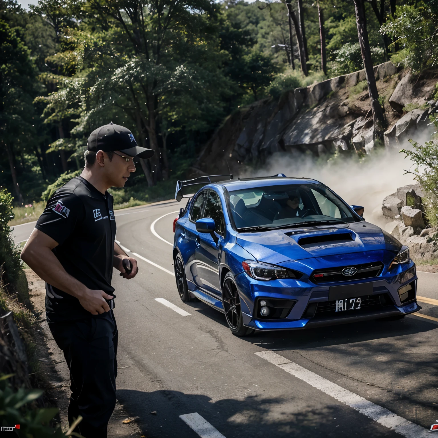 lancer evolution x correndo contra subaru wrx sti 2018