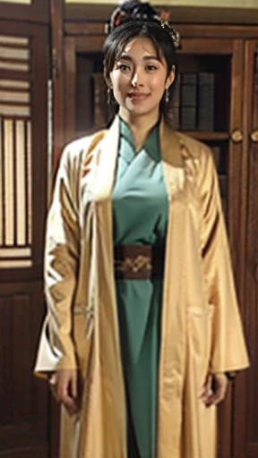 NSFW、perfect face、Suikoden、Lady Lin、Taking off one&#39;s clothes、big 、big areola、full nude、Pubic hair bladder、full body、ancient chinese traditional mansion