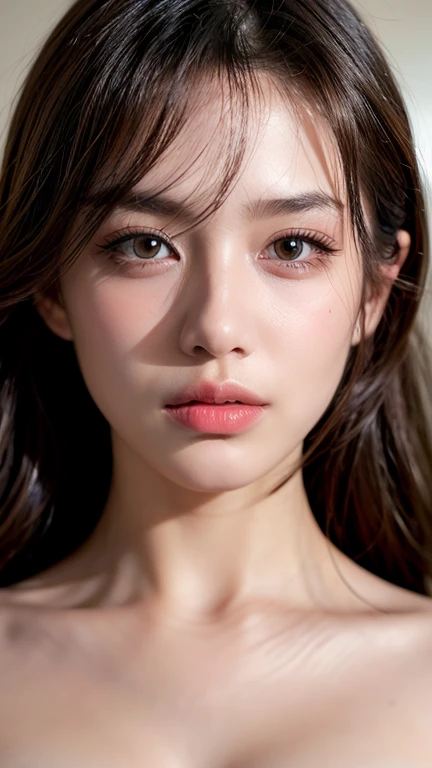 (8ก, Highest quality: 1.2), Extremely detailed, thorough resolution, (realistic, realistic photo: 1.37), Portrait, high definition RAW color photograph, professionally arrested, high definition and beautiful, high definition, 8ก Image wallpaper, Amazing details, Big file size, highly detailed beautiful girl, Extremely detailed face, Finely defined eyes, The skin has a fine texture., Every feature is meticulously displayed., The fingers were neatly outlined., The nose has a precise shape., expressive lips, perfect anatomy, background is not blurred, one story, (20:1.2), Twenty generations, cute girl, realistic full complete body