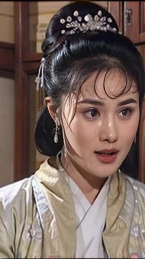 NSFW,perfect face,Suikoden,Lady Lin,Beautiful costumes with traditional designs,Dirty with dust and mud,Her clothes have been stripped off and she is naked.,She has a blank look on her face, shocked by the rape.,After being raped,big 、full nude、Pubic hair bladder,full_body,Cloudy white semen overflows from the female ????????、big areola、Pubic hair of the same color as the hair、messy hair、Chinese traditional bed