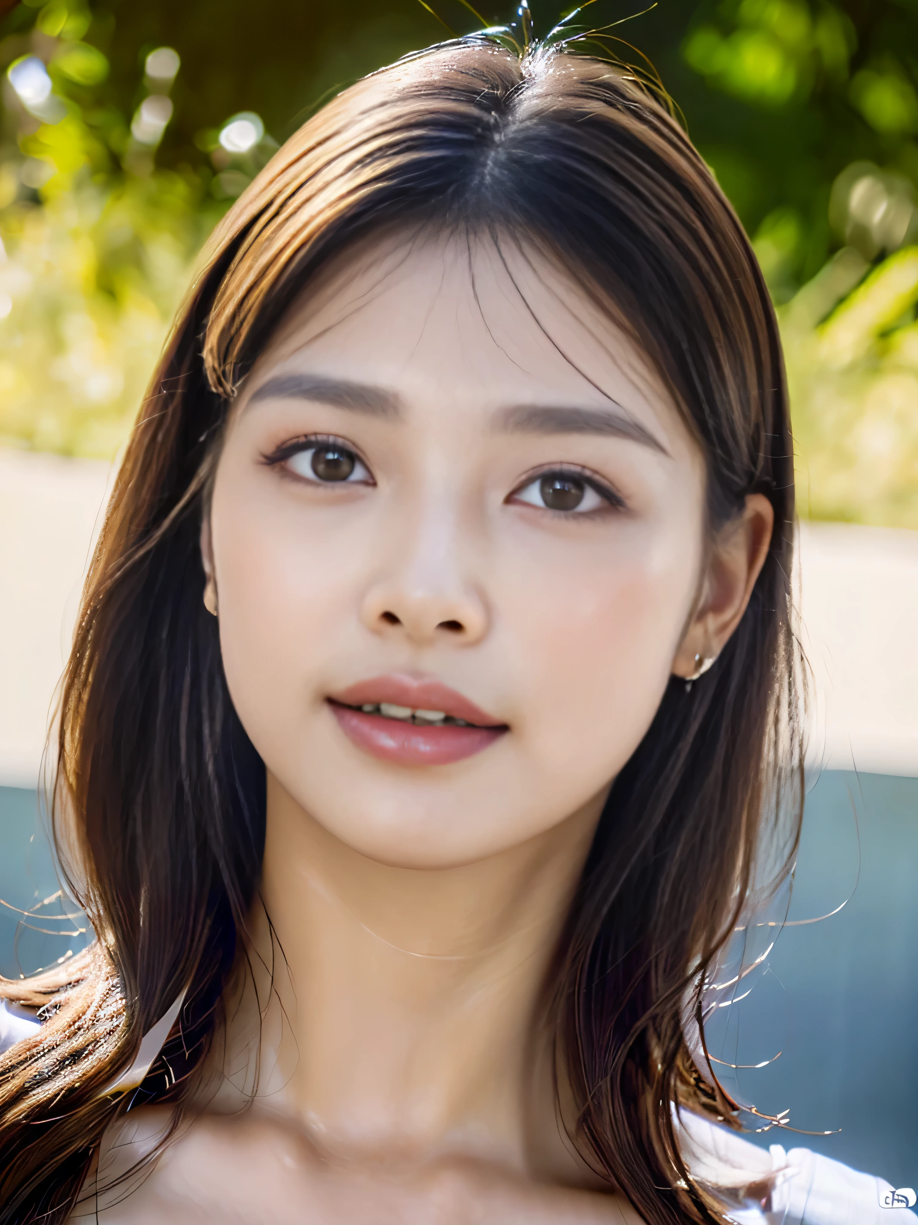 (8k, RAW photo, photorealistic:1.25) ,( lipgloss, eyelashes, gloss-face, glossy skin, best quality, ultra highres, depth of field, chromatic aberration, caustics, Broad lighting, natural shading,Kpop idol) looking at viewer with a serene and goddess-like happiness,