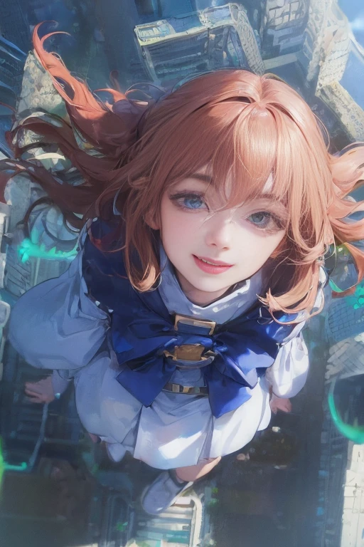 masterpiece, best quality, physically-based rendering, high resolusion, RAW photo, photo realistic, 1 female, Japanese, BREAK ((smile)), (((((from above high:1.9)))))