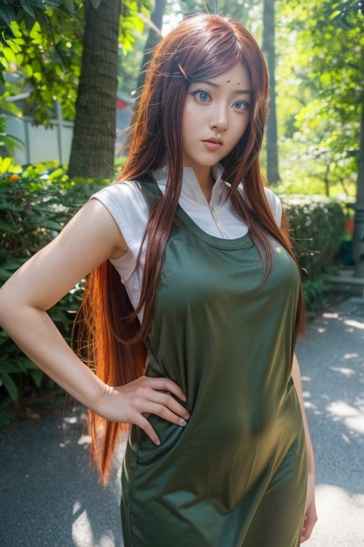 Real life adaption of this character,Asian teen beauty , realistic same hair, realistic outfit, realistic light, realistic shadow, hyper realistic, realism, realistic background,(photorealistic:1.2),brown color.
Kushina / Kushina Uzumaki (Kushina Uzumaki) / [Naruto: Shippuden,1girl ,best quality ,ultra Higd ,detail realistic ,HDR pro