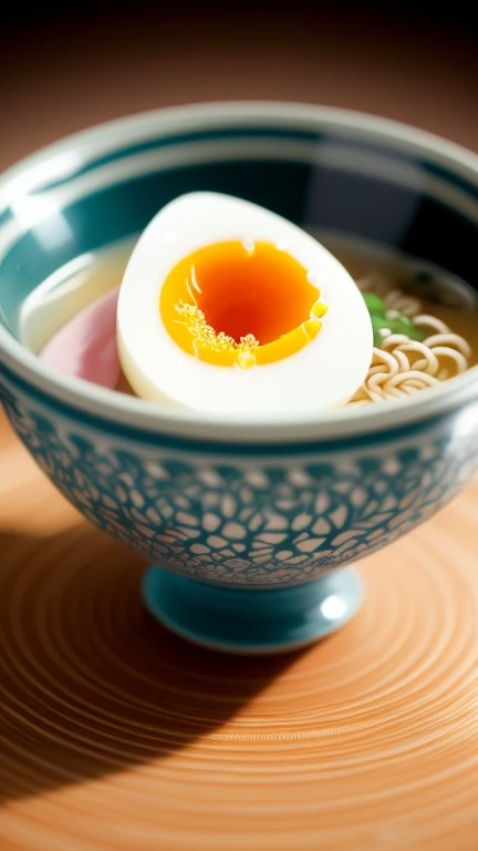 A large portion of ramen noodles and a soft-boiled egg, 1 slice of boiled ham,
((Food bars))
(still life), Japanese autumn, Cherry blossoms, Rock Garden, Bonsai Tooth, haze, high detail, Super detailed, Intricate details, fine details, Super detailed, cinematic, surreal,
Hyperrealistic Soft Light, studio lighting, Diffuse soft light, Shallow depth of field, sharp focus bokeh,
Ray tracing, subsurface scattering, Diffuse soft light,
Super detailed, (Intricate details, fine details, Super detailed), cinematic, surreal