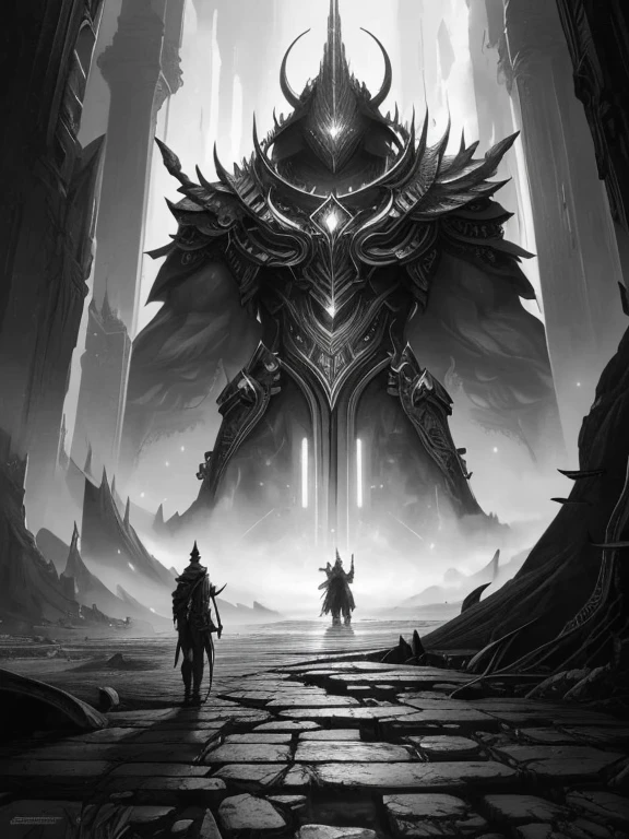 charcoal pencil drawing, black and white drawing, 4k, artwork, Best quality, (extremely detailed 8k CG unit wallpaper), (Best quality), (best illustration), (best shadow), absurdities, realistic lighting , (Abyss), beautiful detailed glow, art by PeterMohrBacher,