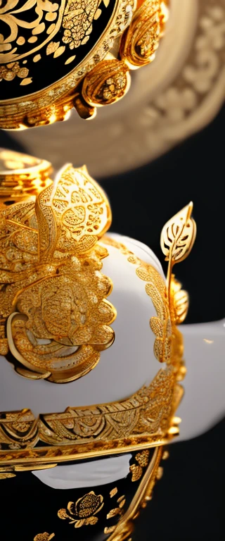 (Gold leaf art:1.5),((masterpiece, highest quality, Highest image quality, High resolution)), ((Extremely detailed CG unified 8k wallpaper)), a black and gold painting of a moon goddess with lotus flowers, (intricate classic art, Monochrome, black and gold only, woodblock print:1.8), gracefully upon a lotus, thailand art, moon goddess, wood block print, a stunning portrait of a goddess, with lotus flowers, goddess art, goddess of love and peace, contented female bodhisattva, dmt goddess, sacred feminine, goddess of the hunt and the moon, (Gold Leaf Art:1.5),
