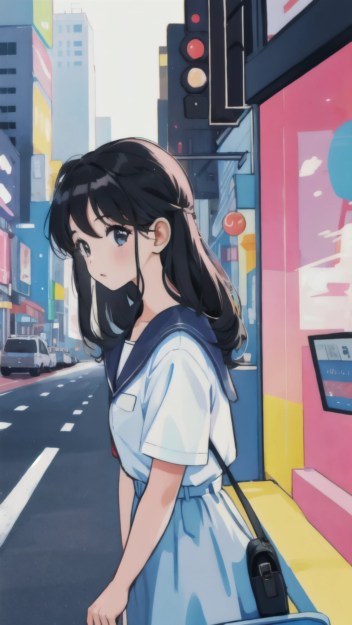 (masterpiece, best quality), 1girl, <lora:Risa:0.8> risa