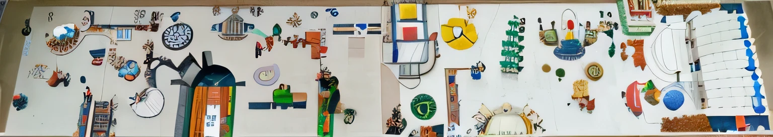 Cartoon，ddler，Guangzhou Tower、Arcade、Round Building、Liede Bridge、Statue of the Five Rams、Morning Tea