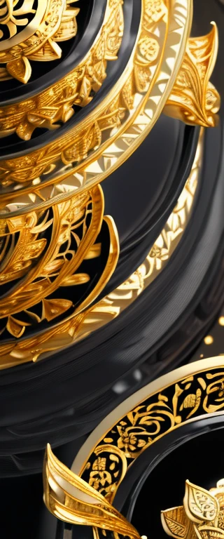 (Gold leaf art:1.5),((masterpiece, highest quality, Highest image quality, High resolution)), ((Extremely detailed CG unified 8k wallpaper)), a black and gold painting of a moon goddess with lotus flowers, (intricate classic art, Monochrome, black and gold only, Gold folding screen, folding screen painting:1.8), gracefully upon a lotus, thailand art, moon goddess, wood block print, a stunning portrait of a goddess, with lotus flowers, goddess art, goddess of love and peace, contented female bodhisattva, dmt goddess, sacred feminine, goddess of the hunt and the moon, (Gold Leaf Art:1.5),