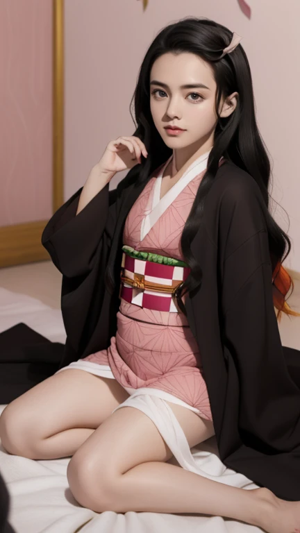 Dark night fog、Dark night fog、Dark night fog、Highest quality,Very sophisticated Japanese(((Swamp)))The monster in the red kimono、Spread your legs and show your vagina、(((((Dark night fog))))