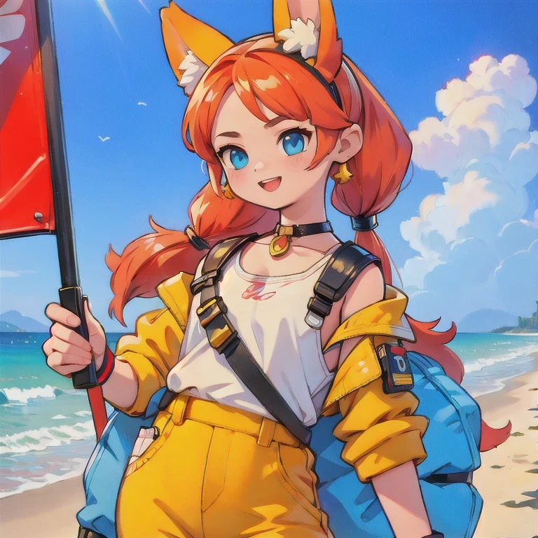 (masterpiece, best quality:1.2), 1girl, ((masterpiece, highest quality, Highest image quality, High resolution, photorealistic, Raw photo, 8K)), Retro Game, Nintendo, SEGA, Namco, Cyberpunk 1:25 miniatures，illustration，Side viewing angle，（（Side viewing angle）），Wear gold wire-rimmed reflective sunglasses，Carry future weapons，very happy，Side viewing angle，whole body，three-dimensional，octane rendering，Perfect face，Collagen texture((flowing hair))（（Gradient long fur rabbit ears））