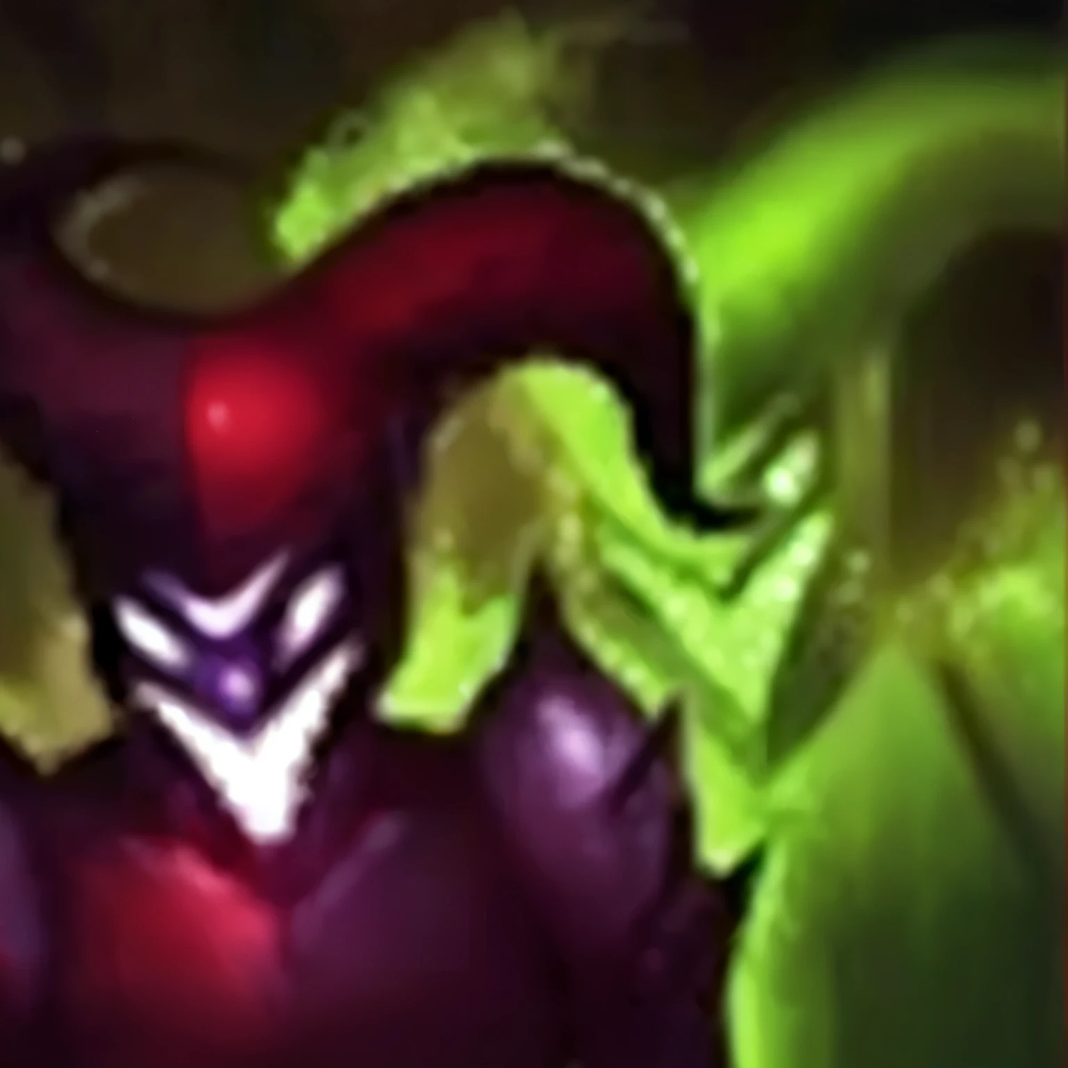 a close up of a joker in a red and green costume, shaco from league of legends, style of league of legends, jester, painted portrait of mordekaiser, leblanc, evil villain grin, style league of legends, arcane league of legends, male jester, league of legends character, league of legends style, league of legends style art