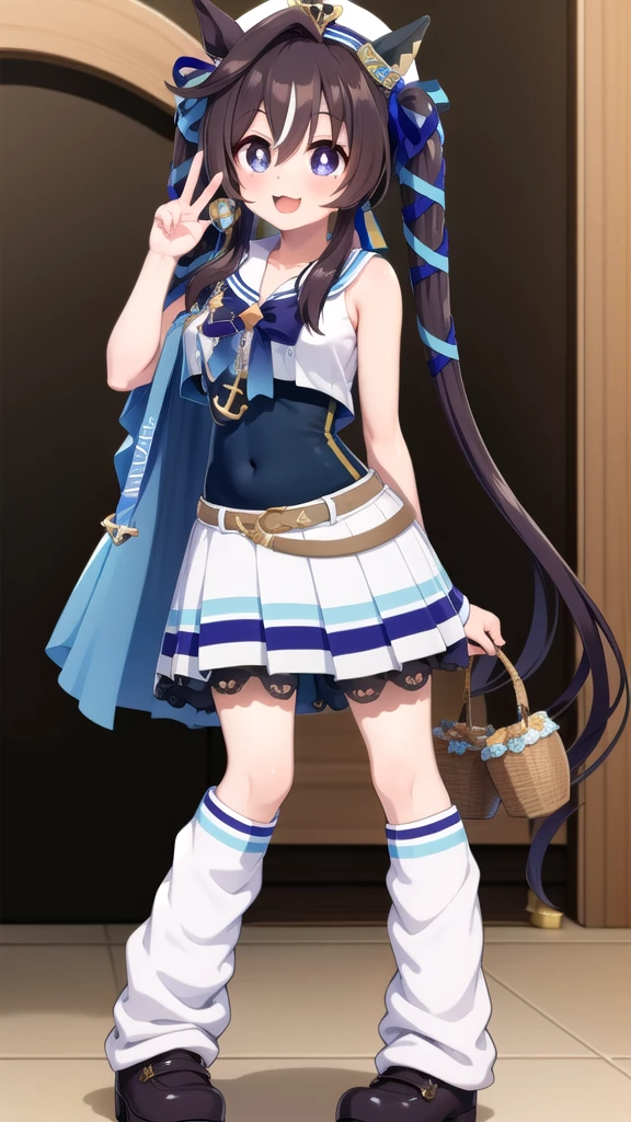1 girl, alone, smile, open your mouth,, full body, holding, boots, luxury room, 1 girl, masterpiece, expensive quality, very_expensive_solve, big_file size, full color, 2024\(style\), anime, anime_screen cap, animeーション化された gif, mp4 ,video, animeーション化された,masterpiece, highest quality, Vivlos (umamusume),She is relaxed,(She&#39;s wearing cute Arabian clothes.),