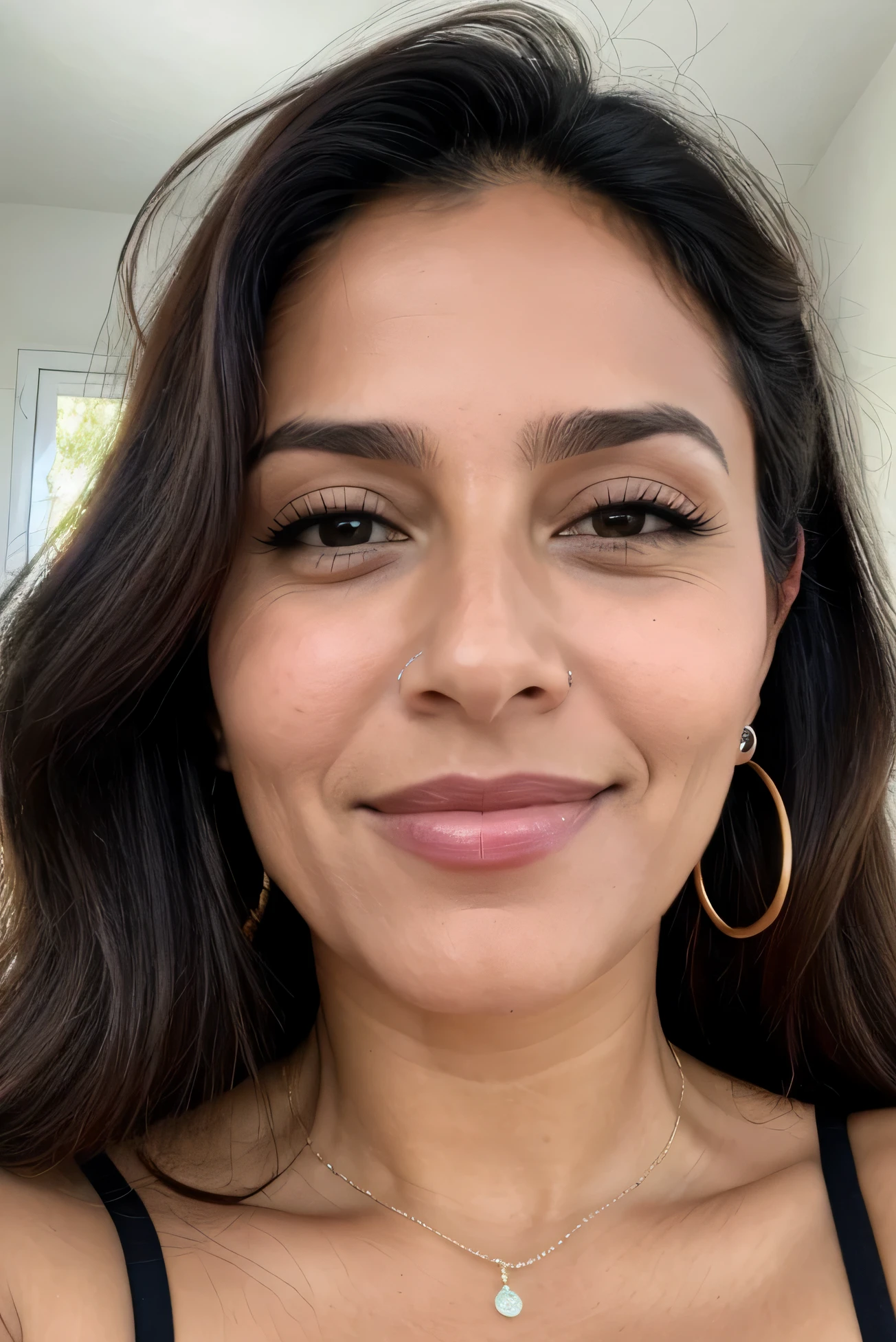 Rosto lindo, Mulher morena 50 anos, rosto perfeito cabelos preto ,selfie sexual