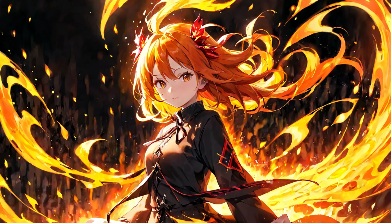 girl in flames