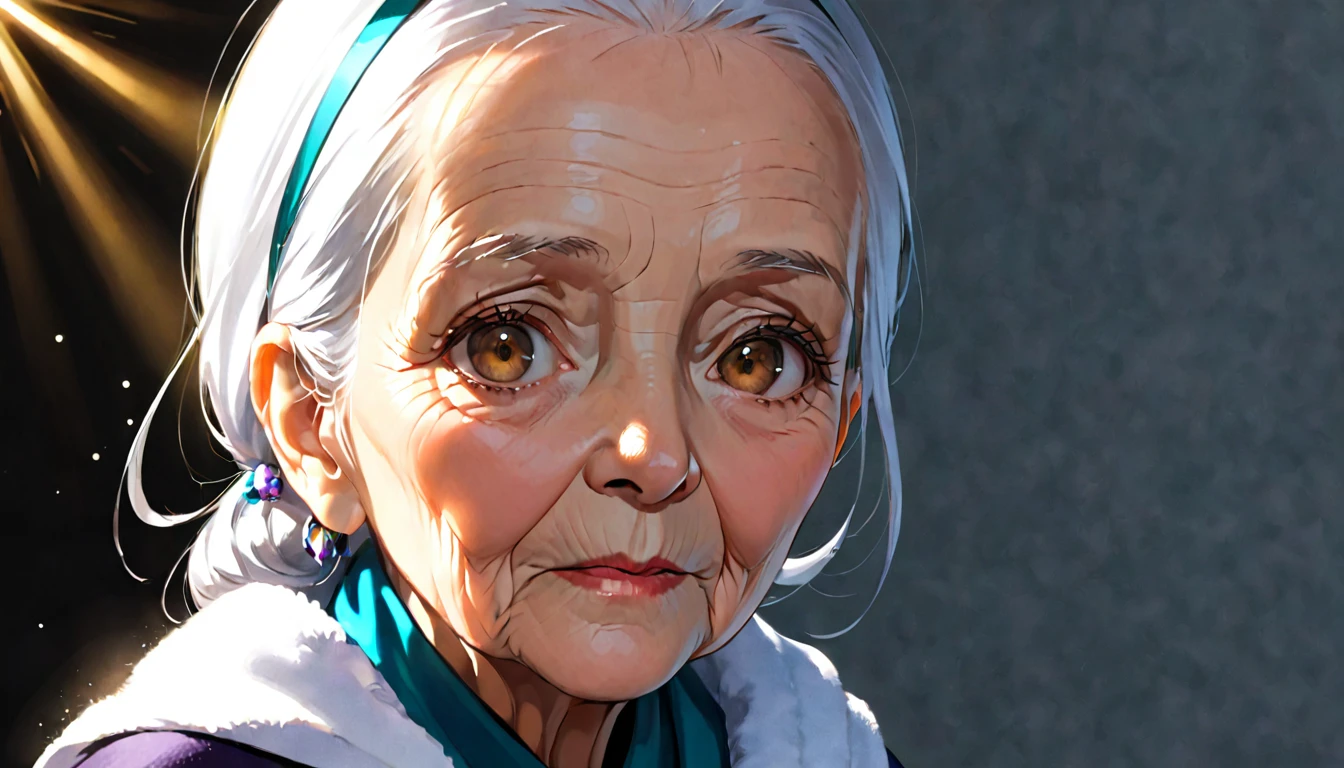 Shining old woman