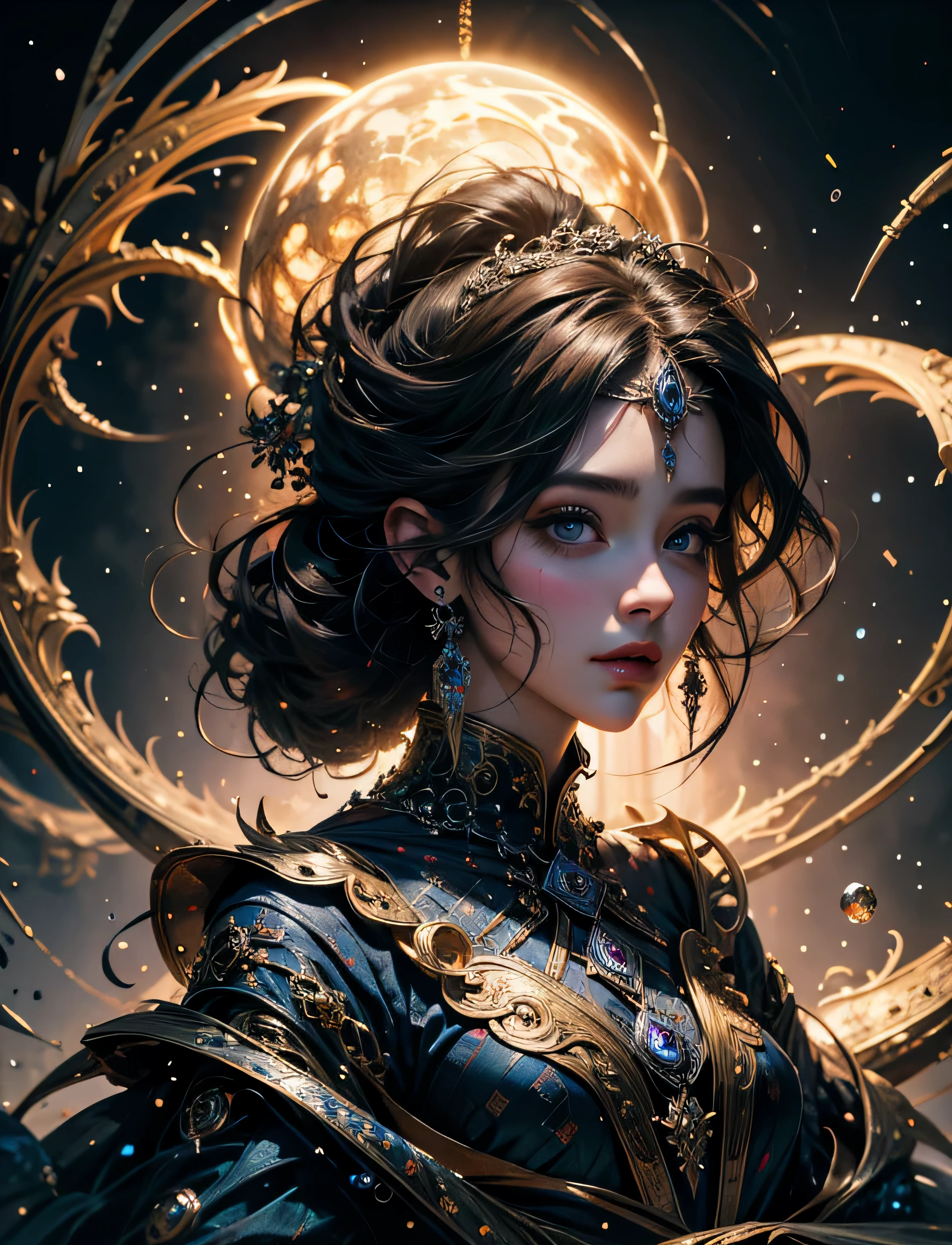 official art, unity 8k wallpaper, ultra detailed, beautiful and aesthetic, High quality, beautiful, masterpiece, best quality, (zentangle, mandala, tangle, entangle:0.6),