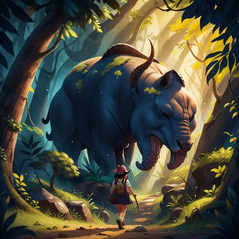 aventureiro andando em uma cidade, de costas, bunda enorme, imagem realista