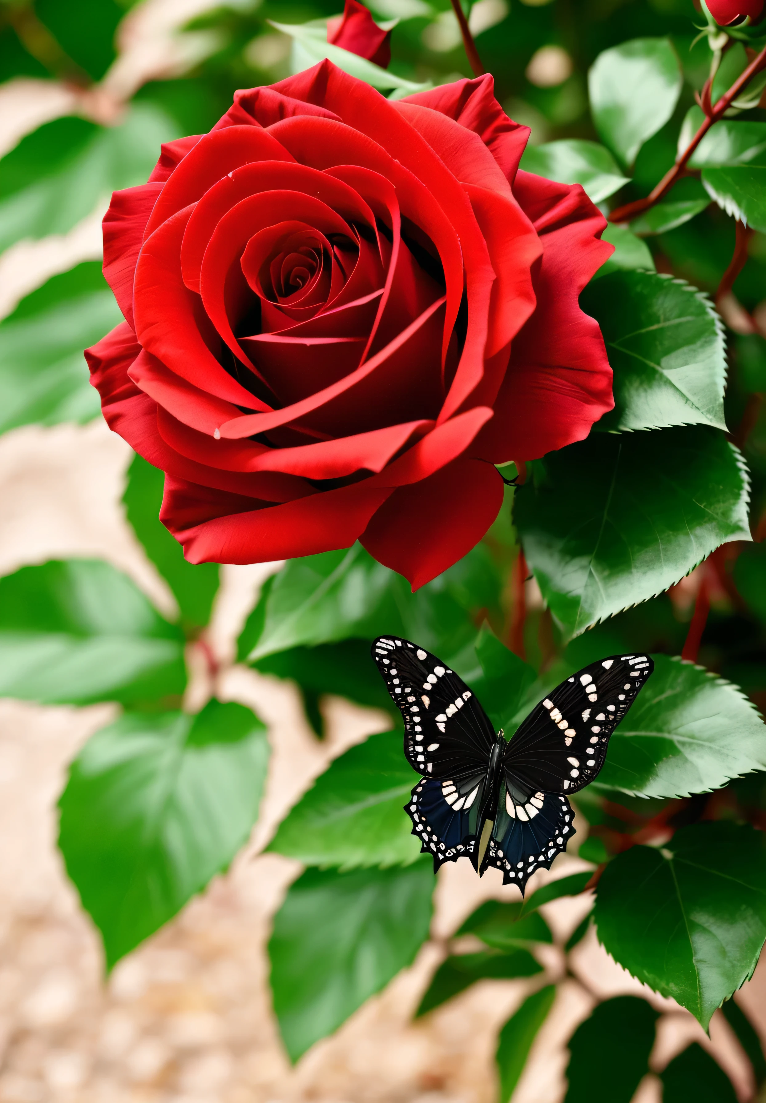 red roses is best, batterfly is going