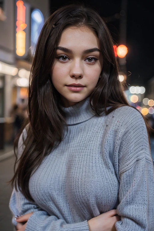 <lora:larissaK_sd15_512_128_64_v1:1>larissaK,1girl,looking at viewer, new years eve party fireworks in background, wearing a turtleneck sweater