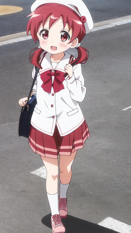 natsu megumi, 8K, masterpiece, disorganized, anime,(Cute summer clothes)white beret,