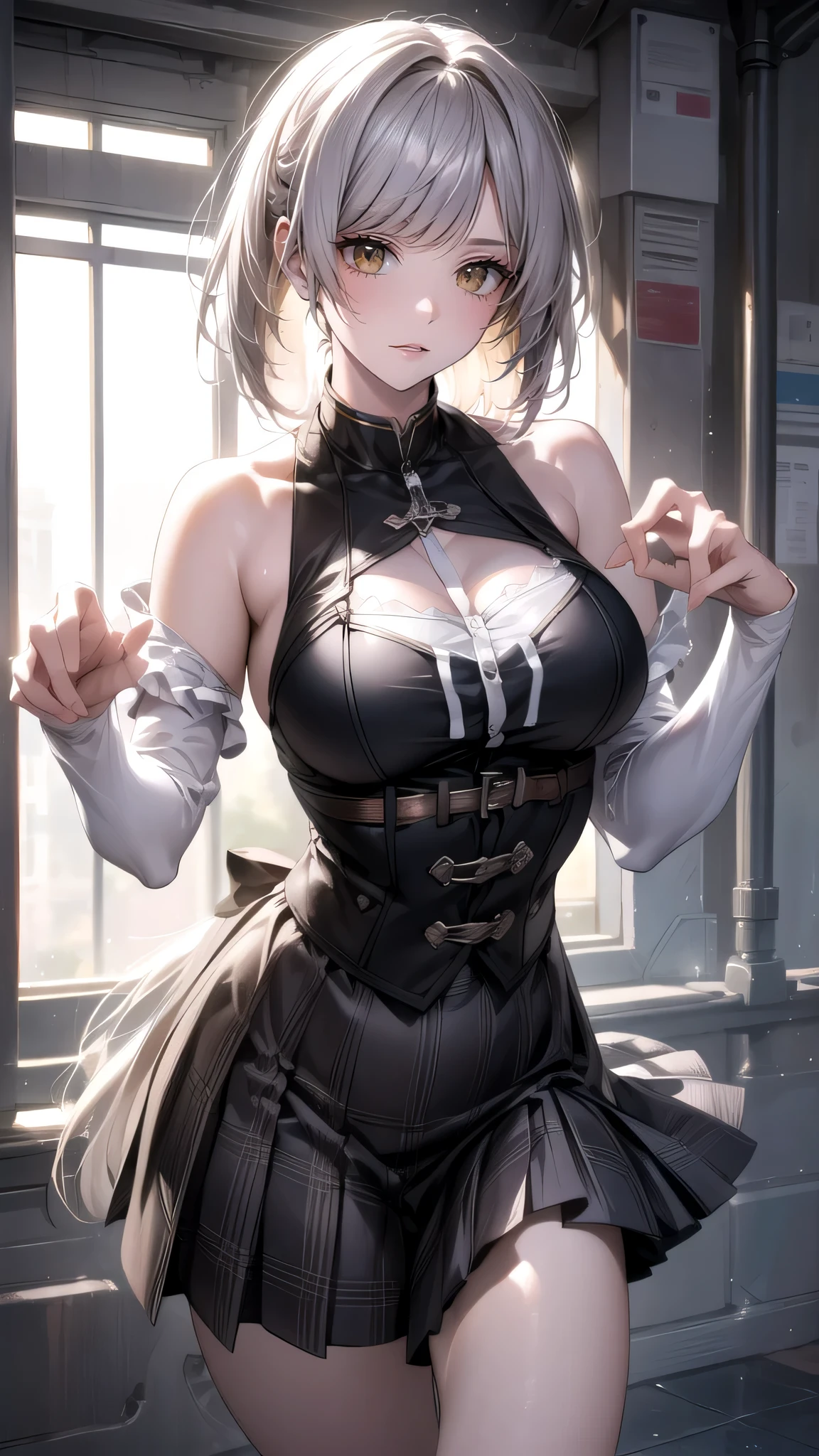 high school girl,(random dance pose),(Highest image quality, (8K), Ultra-realistic, Best Quality, High quality, High Definition, high quality texture, high detailing, Beautiful detailed, fine detailed, extremely details CG, Detailed texture, realistic representation of face, masterpiece, presence)