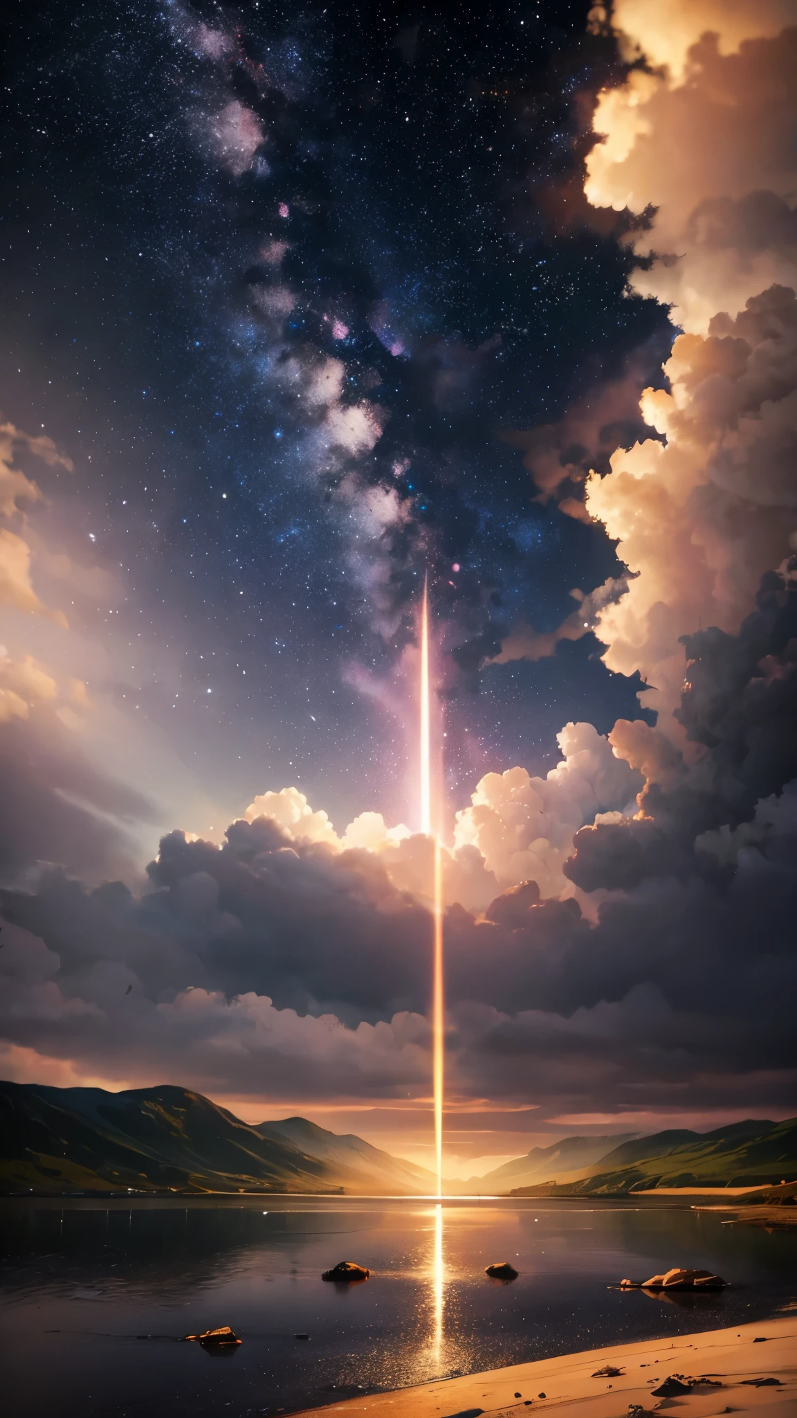 landscape,Drizzle,thunder,globular cluster,interstellar gas,