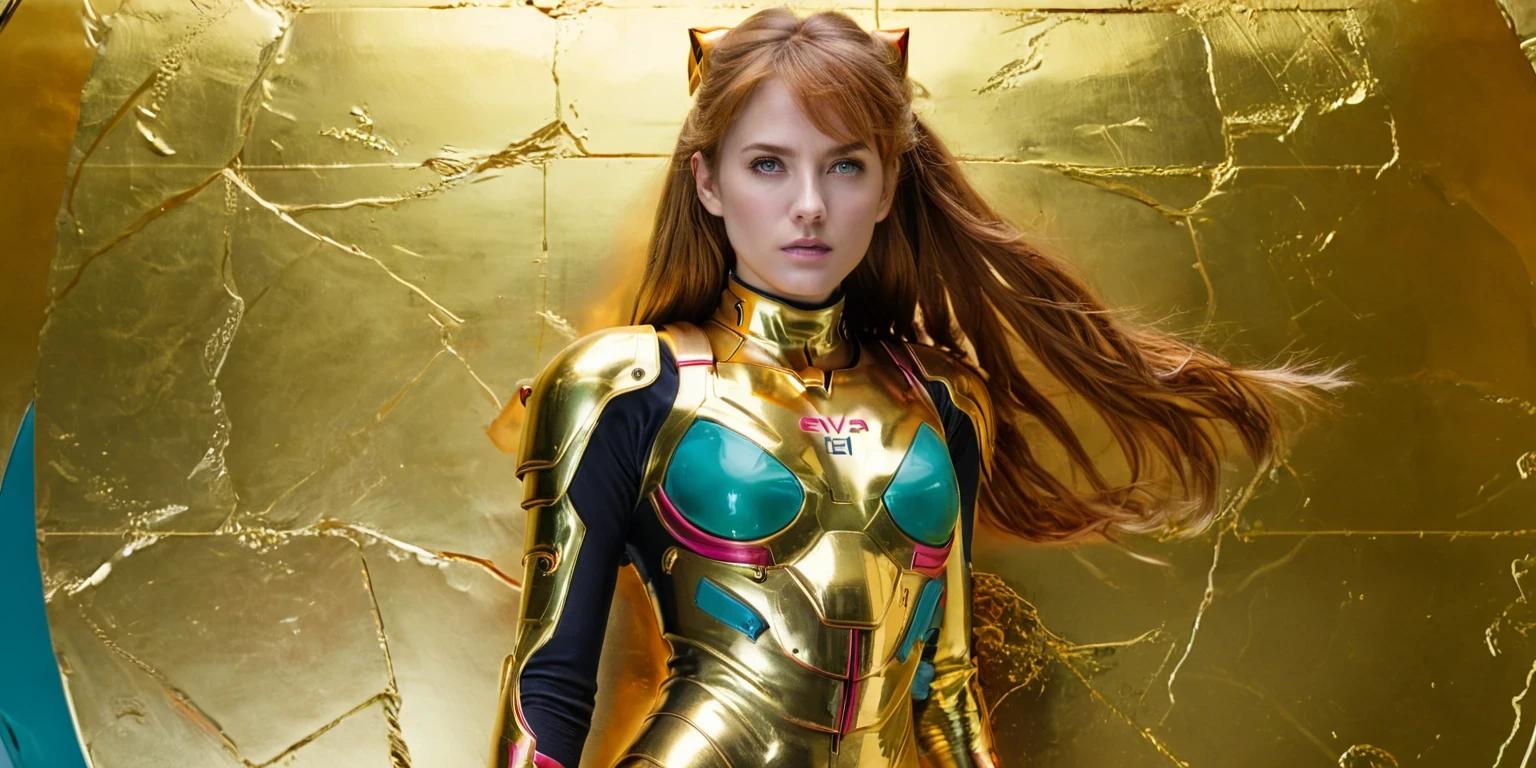 diy16,Masterpiece,4k,illustration style,best lighting,depth of field,((asuka langley shikinami)),gold foil eva armor,intense battle scene,glowing eyes,dynamic pose,mid-attack,gold and red accents,gold foil throne room,regal attire,commanding presence,intricate gold patterns,serene expression,gold foil training suit,dynamic action shots,intense focus,sweat detailing,gold and black color scheme,golden chamber,reflective mood,gold foil walls reflecting her image,soft lighting,contemplative stance,gold foil eva suit,competitive stance,mid-challenge,determined face,gold and blue energy effects,gold foil backdrop,emotional breakdown,tears and determination,gold and crimson visual theme,gold foil command center,focused on strategy,maps and screens,gold and green interface,gold foil eva armor,standing tall,confident posture,gold and purple aura,symbolizing pride,gold foil environment,inner conflict,dual expressions,gold and dark blue contrasts,gold foil eva suit,facing an angel,dramatic lighting,gold and white energy bursts,gold foil leadership attire,leading a team,commanding gesture,gold and silver detailing,gold foil representation of German and American flags,proud stance,cultural symbols,gold and black design,gold foil plug suit,interacting with technology,futuristic interface,gold and cyan lighting,gold foil athletic wear,mid-exercise,dynamic pose,gold and orange energy,gold foil armor,emotional vulnerability,protective stance,gold and teal highlights,gold foil eva suit,determined face,ready for battle,gold and magenta energy fields,gold foil environment,showcasing inner strength,strong gaze,gold and violet ambiance,gold foil war room,planning an attack,focused expression,gold and silver maps,gold foil eva suit,victorious pose,joyful expression,gold and pink celebration,gold foil mirror,introspective look,reflecting on past battles,gold and silver detailing