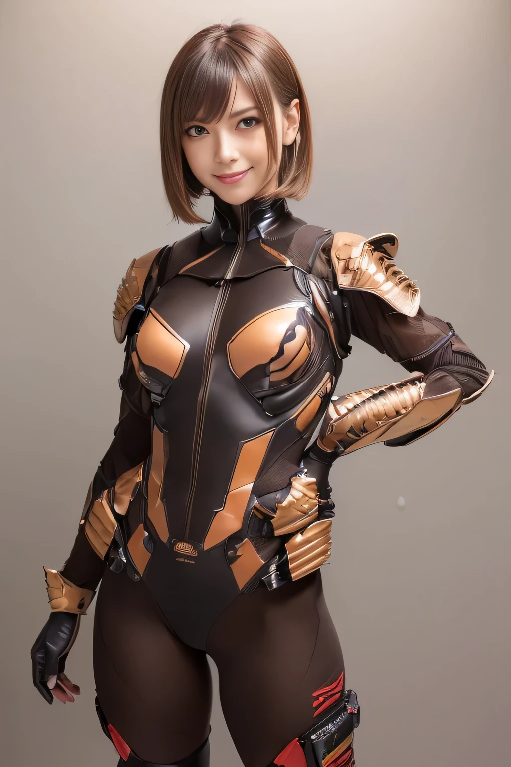 (high resolution,masterpiece,best quality,extremely detailed CG, anime, official art:1.4), realistic, photo, amazing fine details, all intricate, gloss and shiny,awesome many layers, 8k wall paper, 3d, sketch, kawaii, illustration,( solo:1.4), perfect female proportion,villainess, (fusion of dark brown cockroach and lady:1.4), (brown cockroach form lady:1.2), (brown cockroach lady:1.2), (fusion:1.2), (solo:1.4), (evil smile:1.2), muscular, abs, (cockroach brown exoskeleton bio insect suit:1.4), (cockroach brown exoskeleton bio insect armor:1.2), (brown transparency cockroach wing:1.4), (brown cockroach antennae:1.3),