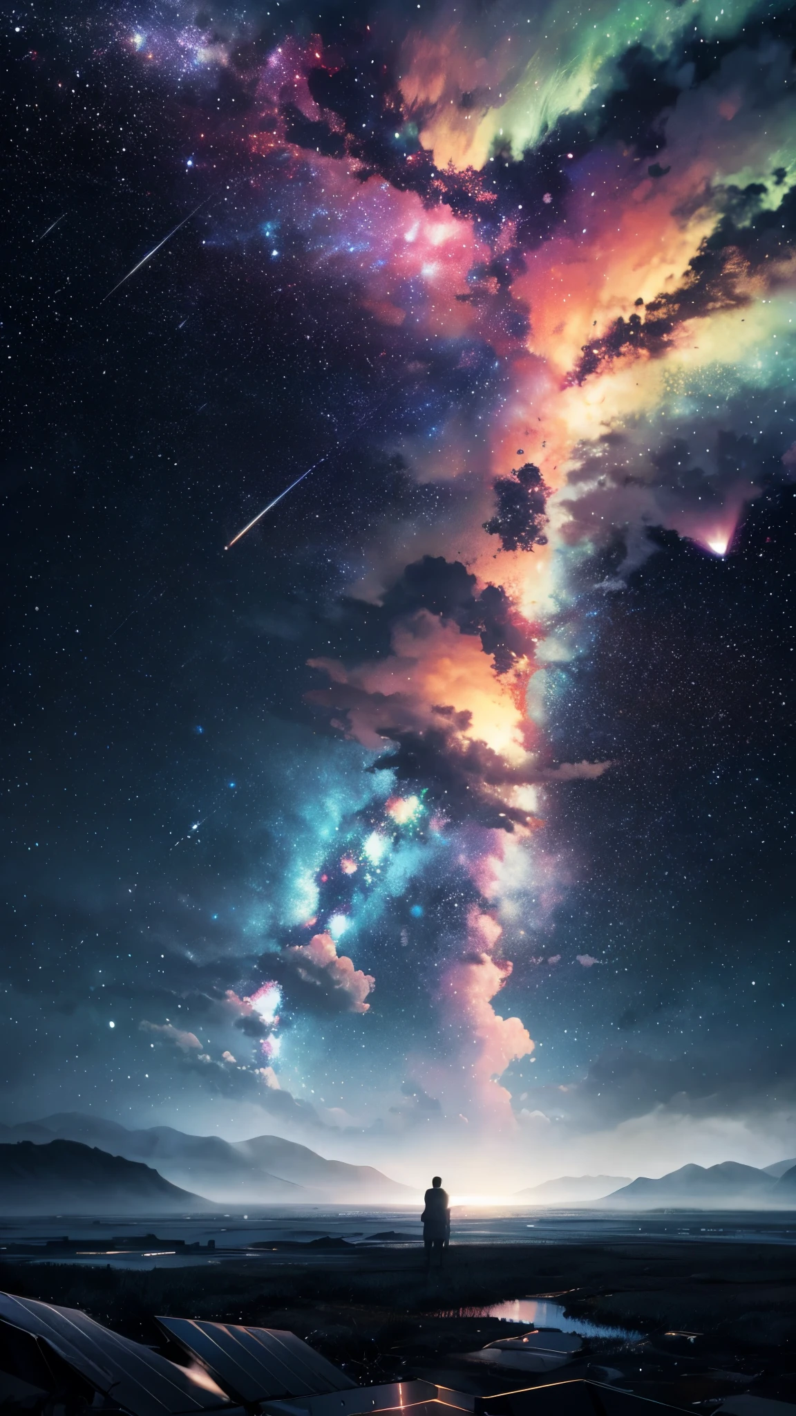 landscape,Drizzle,thunder,globular cluster,interstellar gas,