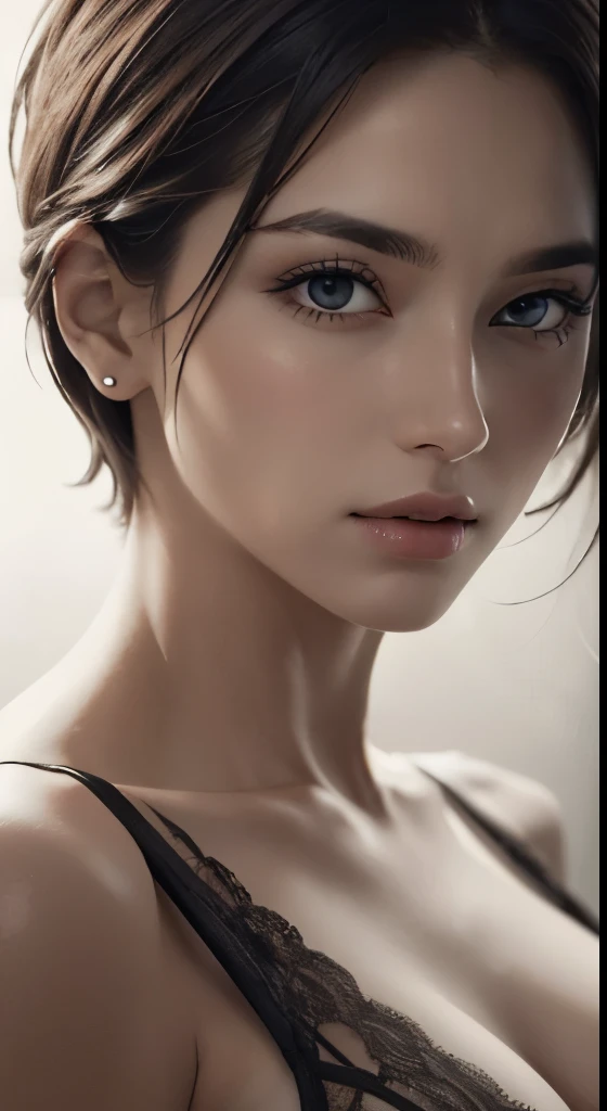 (masterpiece,best quality:1.2),ultra high res,(photorealistic), boho bob, blue eyes, sexy, petite, slim, extremely beautiful eyes, dark eyeliner, mischievous, bratty, ((looking disgusted))