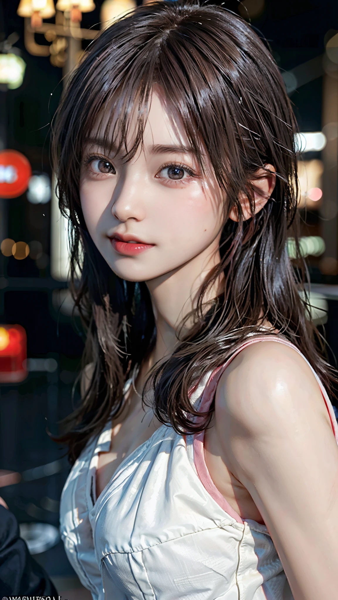 SeaArt Bot Variations 13:44:05 ((Masterpiece, Best Quality, High Definition)), 1 Girl, (Photorealistic: 1.4), Solo, White Background, Pure White Background, Mouth Closed, Happy Smile, Happy Smile, Pretty Black Hair, Short Hair, Big Eyes, Clear Double Eyelids, Eyelashes, Ears Out, Long Neck, Absolute Area, Skirt, ((Face Close-Up) ), (draw all head, shoulders), 19 years old, attractive proportions, shiny skin, clean collarbone, face in golden proportions, perfect face, tearful mole, mole on chest, bangs, clean bangs, lip gloss, thin lips, white skin, naked, big breasts