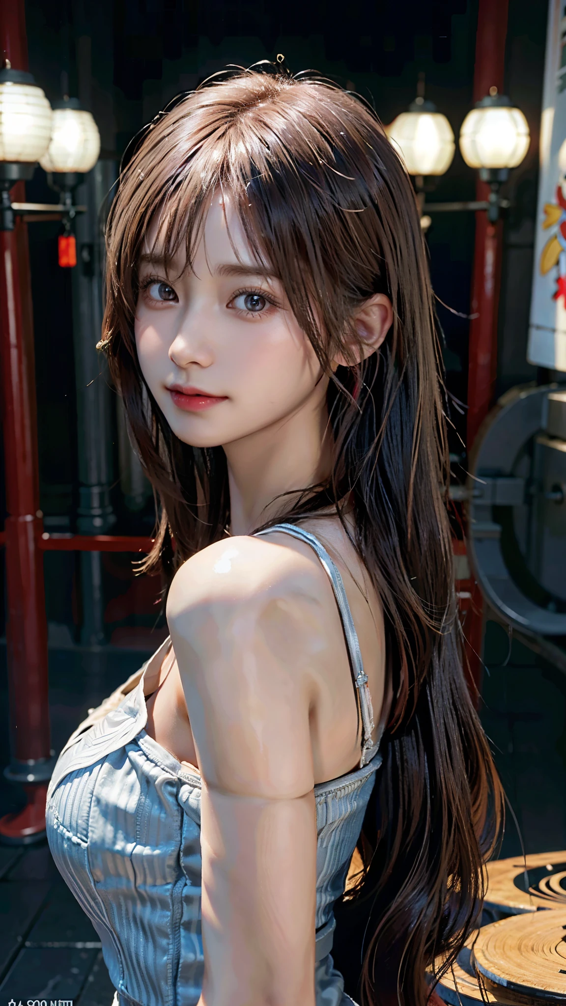 (highest quality,masterpiece:1.3,超A high resolution,),(super detailed,caustics),(Photoreal:1.4,RAW shooting,)ultra-realistic capture,very detailed,High definition 16K for human skin、 Natural skin texture、、Skin looks even-toned and healthy、 Use natural light and color,one woman,Japanese,,cute,pink haired,middle hair,(Depth of the bounds written、chromatic aberration、、wide range of lighting、natural shading、)(RAW photo:1.2),expensive、expensive品質,beautiful details girl,smile,Double Tail,very detailed目と顔,beautiful and fine eyes,very detailed,face light,cinematic lighting, girl,sexy pose,(realistic:1.4),enlightenment,hentel realism,from below,super detail、(Daylight:1.4)