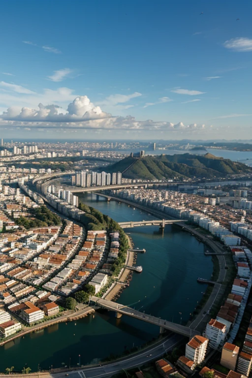 cidade com muitas arvoris