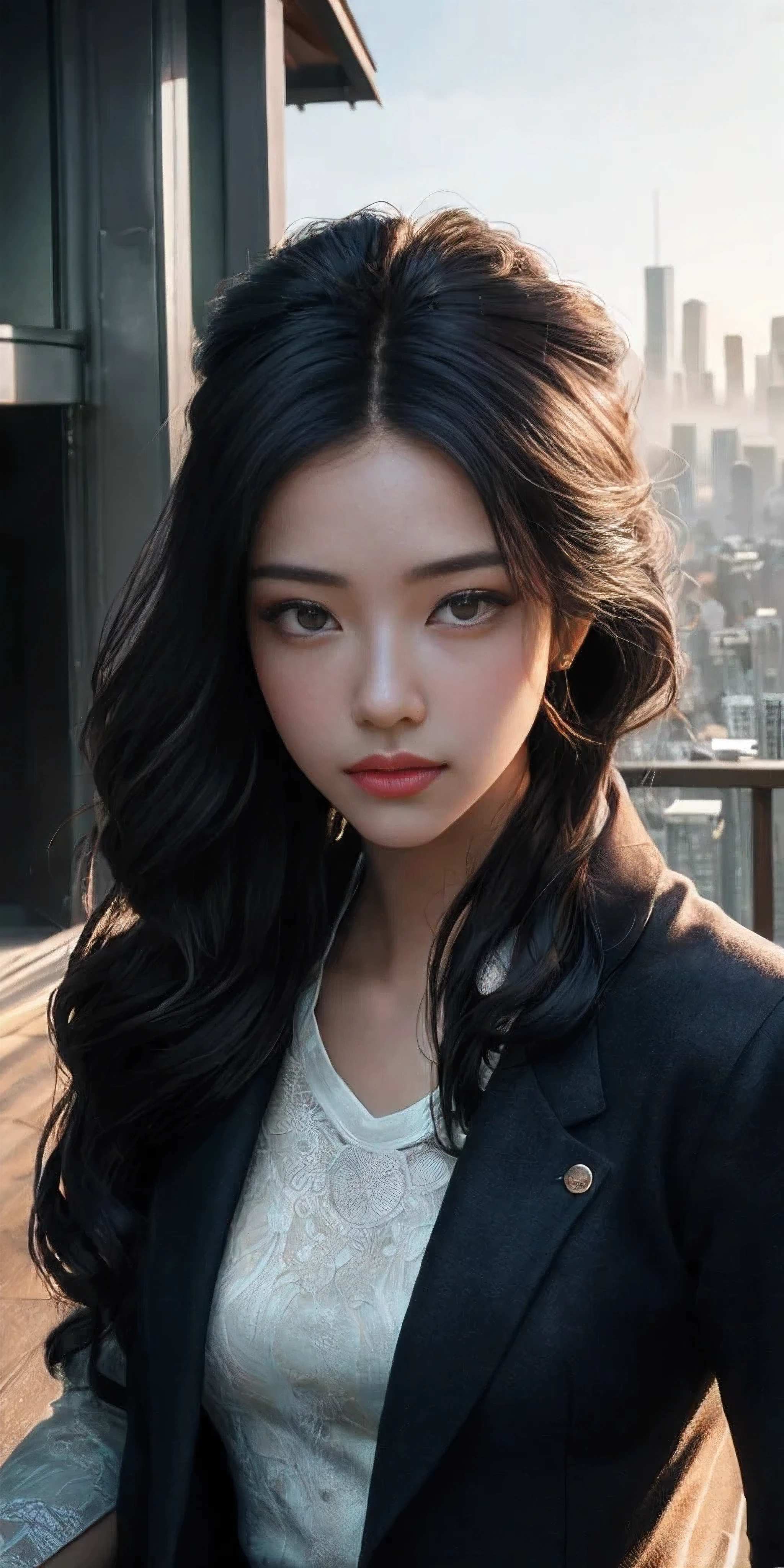 (1 girl:1.3), alone, (((Very detailed face)))), ((Very detailed eyes and face)))), Details of beautiful eyes, body parts__, official art, All-in-one 8k wallpaper, Superb details, beautiful and beautiful, beautiful, Masterpiece, best quality, manuscript, Masterpiece, The photos are very beautiful., best quality, Ultra high resolution, immersive realism, sunlight, full body image, incredible beauty, dynamic gesture, delicate face, bright eyes, (from the front), She wears a Spiderman costume., Red and black color scheme, spider, Very detailed city roof background., rooftop, overlooking the city, detailed face, Detailed complex busy background, tangle, beautiful, milky white, Highly detailed skin, realistic skin details, visible pores, Focus clearly, Volumetric mist, 8k UHD, DSLR, High quality, Film texture, beautiful skin, Photo realism, Lomography, Dystopian metropolis of the future, translucent