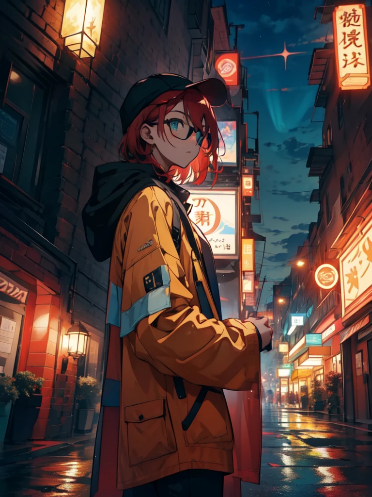 Background darkness, satoru gojo, solo, 1boy, Aquamarine eyes sparkle, face close up, A young man with asymmetrical wine-red hair wearing sunglasses and anime, 4K Manga Wallpaper, today's featured アニメ still, 4k anime wallpaper 4k, Gweitz-style artwork and cowboy shots, looking at the viewer, and ５two-fingered hand,(background blur), ((holographic)),milky way, (stripes of light), impressive visuals, (dynamic streak, path of light:1.2), bright colors