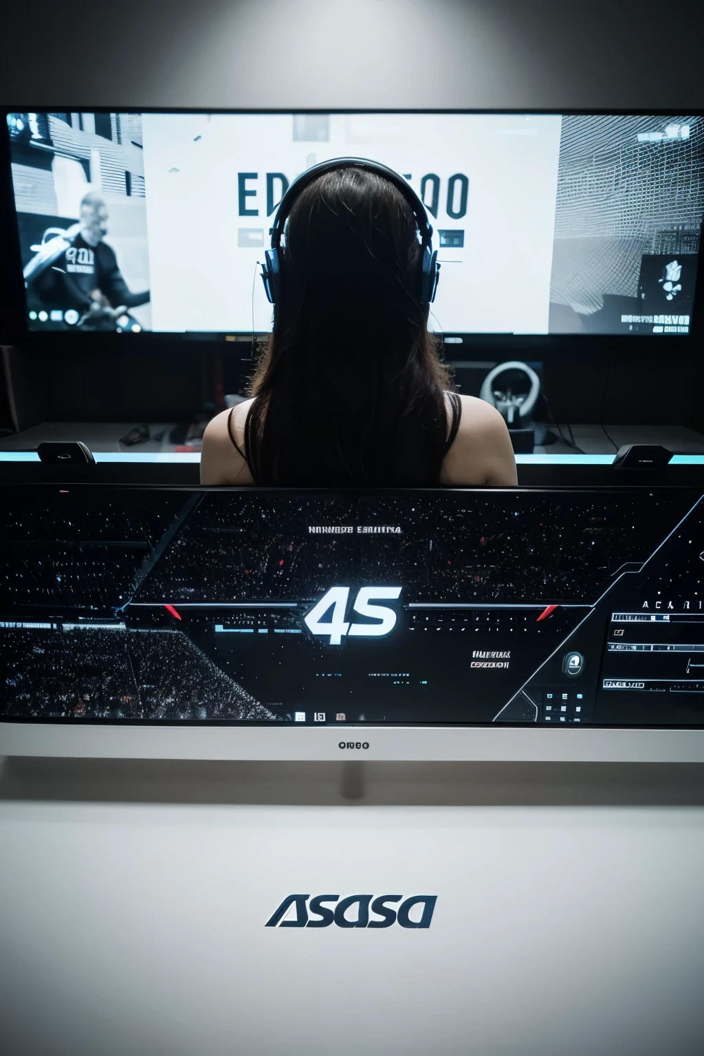logo de e-sports com o o numero 4 com asas