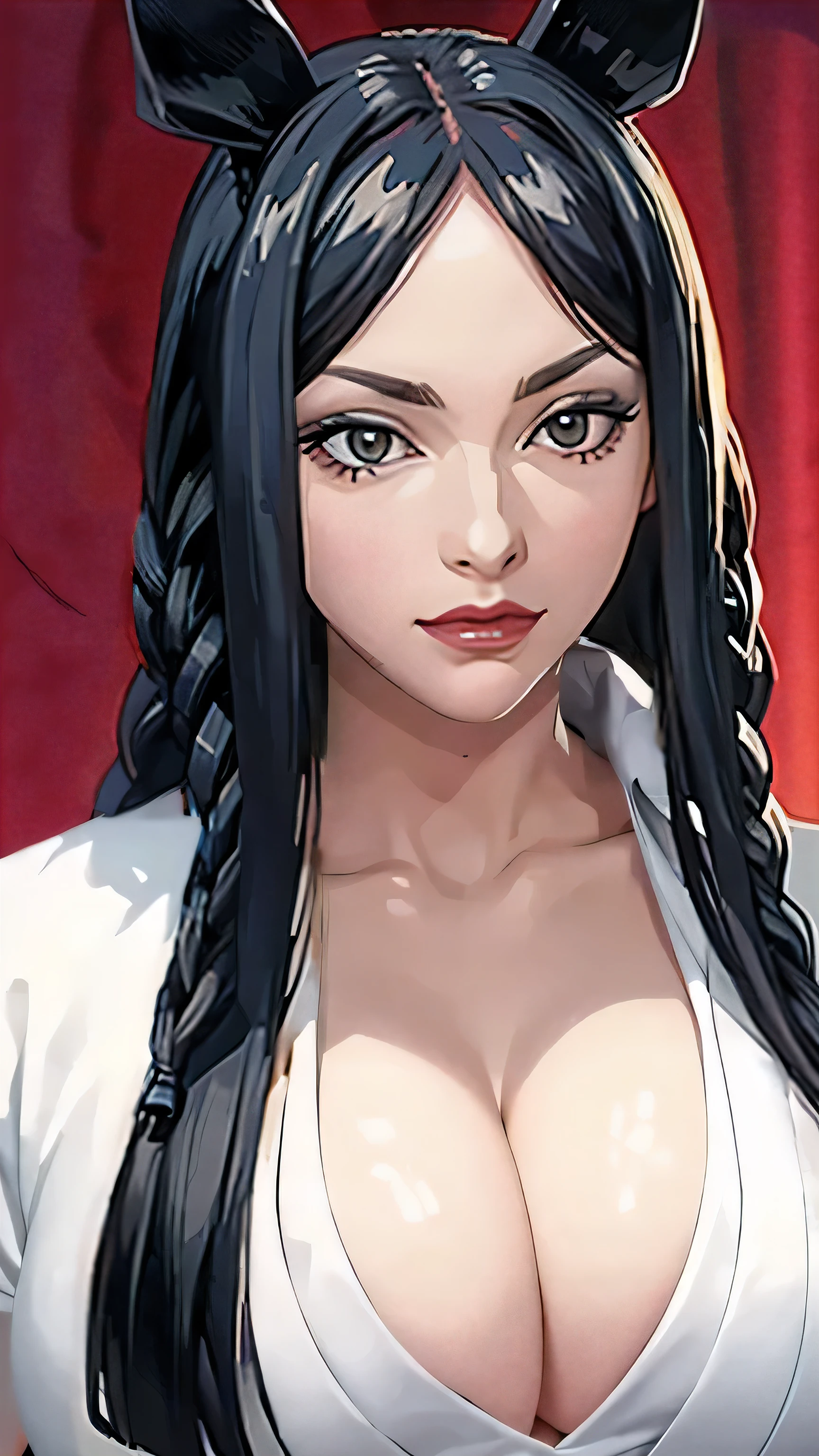 (face Minerva Orland),(Minerva Orland hair),(Minerva Orland eyes),((Naked))