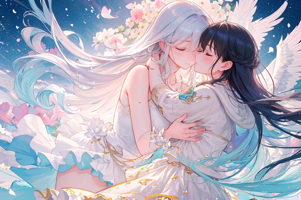 (best quality,4k,8k,highres,masterpiece:1.2),ultra-detailed,(realistic,photorealistic,photo-realistic:1.37),loving touch,embrace,gentle caress,comforting presence,affectionate warmth,loving gaze,tender moments,happiness,joyful laughter,(soft,delicate) skin,(long,warm) embrace,intimate connection,strong bond,(endless,unconditional) love,treasured memories,cherished moments,heartfelt emotions,deep connection,safe haven,loving kisses,(genuine,true) happiness,caring relationship,(unbreakable,strong) support,comforting whispers,supportive friend,(positive,warm) energy,unconditional acceptance,trustworthy companion,wiping away tears,nurturing care,emotional support,shared dreams,beautiful experiences,deep understanding,unwavering love,devoted partnership,unbreakable bond,colorful expressions,vivid emotions,blissful harmony,loving artwork