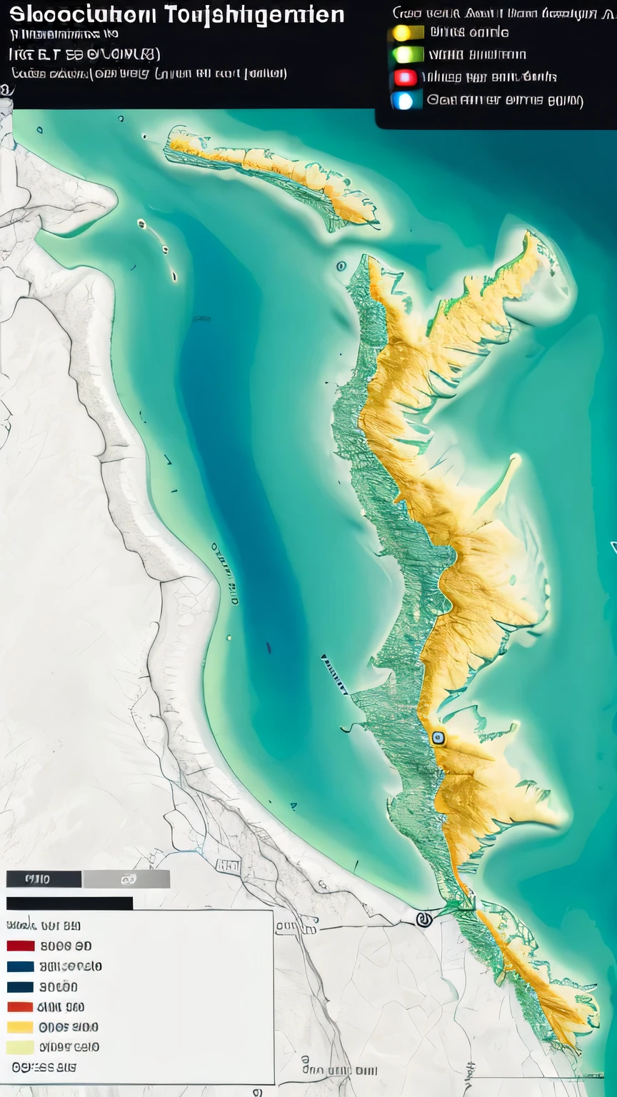 Make a contour topography of Sungyot Island, Santo Tomas, La Union
