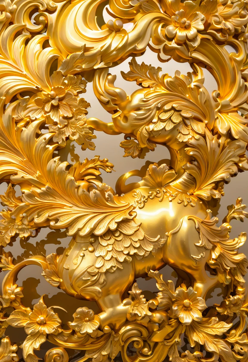 1girl, Gold Leaf Art, goldcarvingcd_xl, jinsixiangyun, traditional, golden, Gold Foil Art, gold leaf,gilded details,shimmering surface,meticulous craftsmanship,rich texture,ornate patterns,hand-applied gold leaf,golden accents,delicate brushwork,reflective surfaces,luxurious finish,breathtaking beauty,meticulous detailing,elegant composition,fine art masterpiece,visual opulence,vibrant colors,glowing golden hue,dramatic contrast,subtle shine,golden radiance,exquisite craftsmanship,gleaming surfaces,richly layered,illumination quality,baroque influences,refined elegance,luminous highlights,rich and regal,unparalleled luxury,artistic magnificence,timeless beauty,self-reflective surfaces,polished luminosity,lustrous appearance,dazzling brilliance,opulent aesthetic,opulent opulence,limitless beauty,decorative embellishments,unmatched elegance,celestial luminosity,heavenly glow,fine brushstrokes,delicate intricacy,detailed precision,exquisite artistry,dazzling exuberance,unparalleled grandeur,luxurious embellishments,illuminating radiance,dynamic texturing