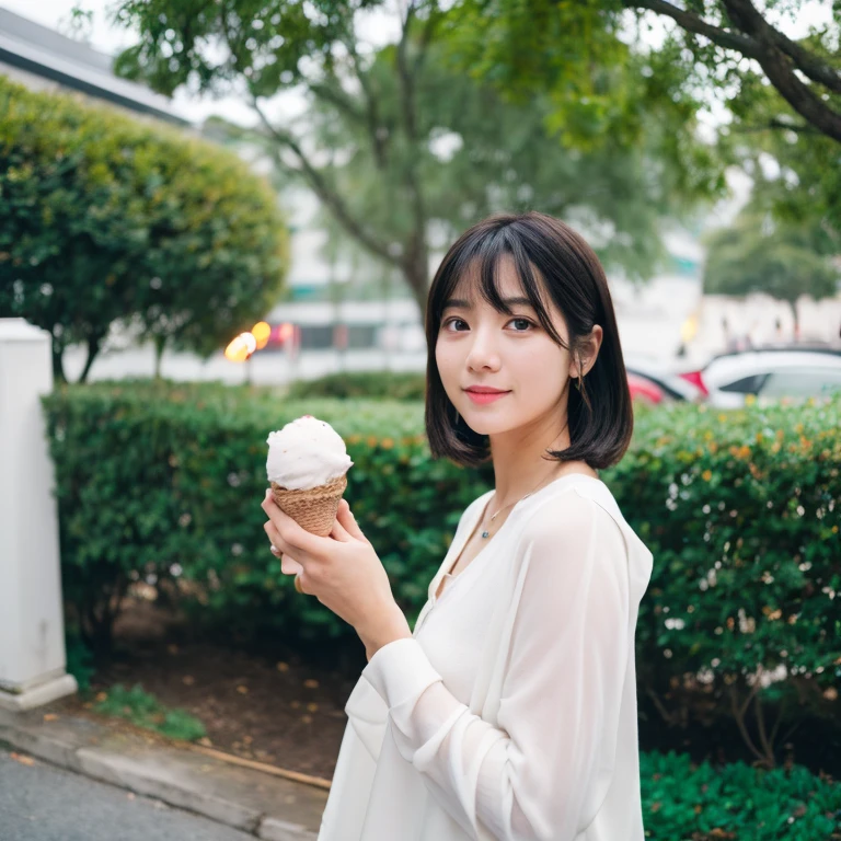 eat ice cream,