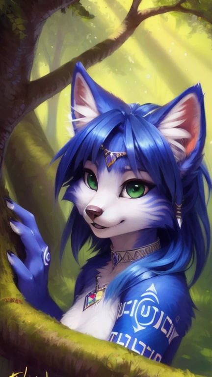 A beautiful and detailed (sweet portrait) von ((Krystal)), Sternenfuchs Krystal, Schlank, liebenswert, Green eyes, Small ???????, lange haare, Raumanzug, Dekollete, Grinsen, hoch schauen,, Anthro, Pelzig, holografischer Bildschirm, Hochgeladen E621, detailed flauschige fur, (von Fluff-Kevlar, Bayard Wu, personalami, Pino Daeni), detailliertes Gesicht, (flauschige), 1girl, Allein, kein Wasserzeichen