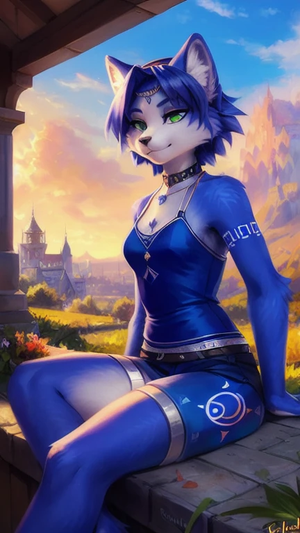 A beautiful and detailed (sweet portrait) von ((Krystal)), Sternenfuchs Krystal, Schlank, liebenswert, Green eyes, Small breasts, lange haare, Raumanzug, Dekollete, Grinsen, hoch schauen,, Anthro, Pelzig, holografischer Bildschirm, Hochgeladen E621, detailed flauschige fur, (von Fluff-Kevlar, Bayard Wu, personalami, Pino Daeni), detailliertes Gesicht, (flauschige), 1girl, Allein